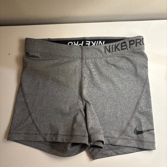 Nike Pro Grey Shorts - Picture 1 of 7